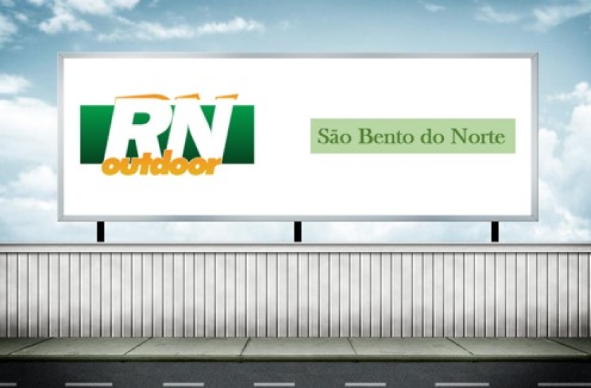 INVISTA EM OUTDOOR NA CIDADE DE S&Atilde;O BENTO DO NORTE-RN